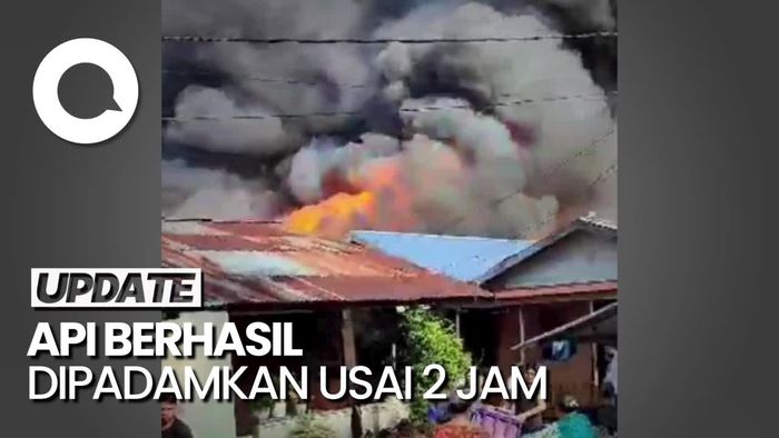 Penampakan 32 Rumah di Jambi Terbakar, Kerugian Capai Rp 1 M