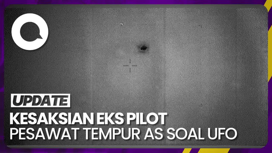Wujud UFO yang Ditemui Eks Pilot Pesawat Tempur AS Saat Bertugas