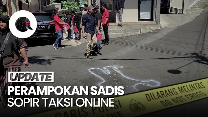 Aksi Sadis Baghastian saat Peragakan Bunuh Sopir Taksi Online Semarang