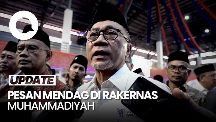 Hadiri Rakernas Muhammadiyah, Mendag Zulhas Pesan soal Kemajuan Ekonomi