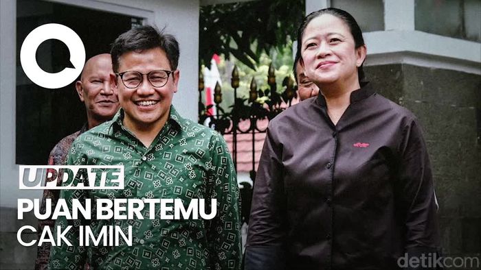 Puan Sambangi Kediaman Cak Imin di Kawasan Senayan