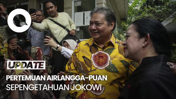 Bertemu Dengan Puan, Airlangga Ternyata Sudah Lapor Jokowi