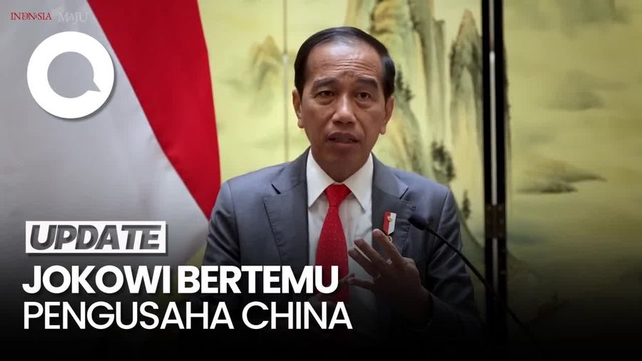 Jokowi Rayu Pengusaha China Investasi di IKN hingga Kendaraan Listrik