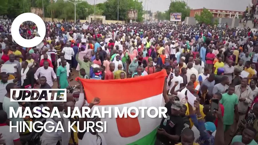 Niger Memanas Usai Kudeta Militer, Massa Jarah Kantor Presiden