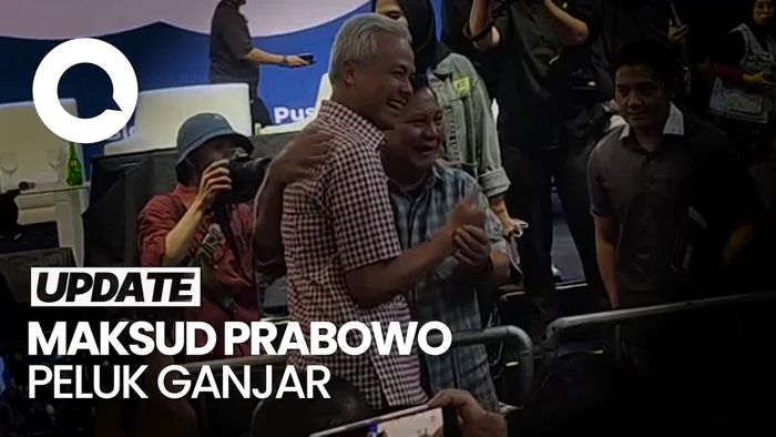 Pelukan dengan Ganjar, Prabowo: Kita Bersaing dengan Sehat
