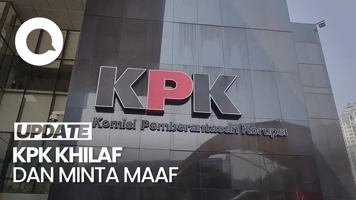 KPK Khilaf dan Minta Maaf Usai Tetapkan Kabasarnas Tersangka