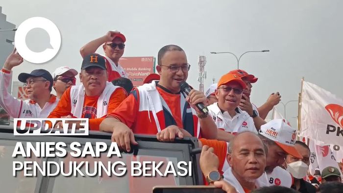 Sapa Warga Bekasi, Anies Berharap Menang di Jawa Barat