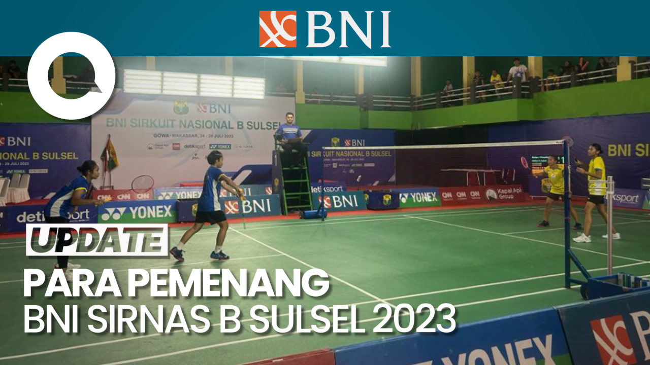 Babak Final BNI Sirnas B Sulsel 2023, Ini Daftar Para Pemenang