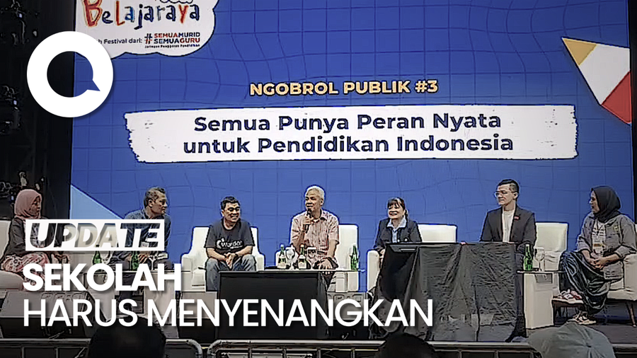 Ganjar: Sekolah Kita Itu Bikin Stres