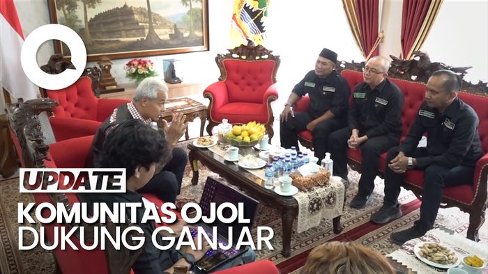 Komunitas Ojol Indonesia Temui Ganjar, Ini yang Diminta