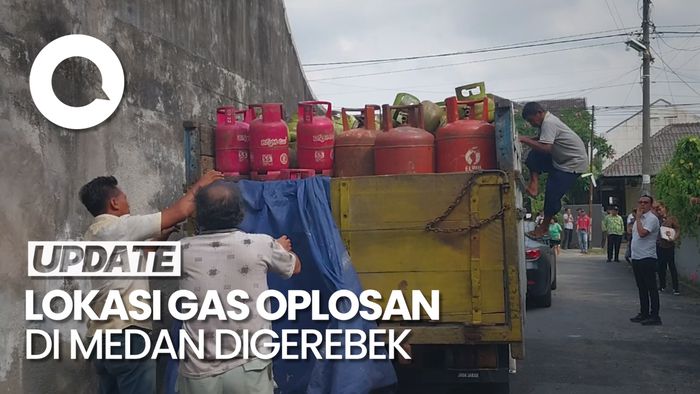 Sudah 6 Bulan Beroperasi, Pabrik Gas Oplosan di Medan Digerebek Polisi