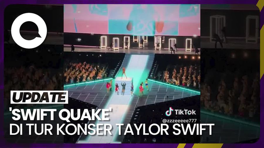 Gemuruh Tur Konser Taylor Swift di Seattle Bikin Gempa M 2,3 