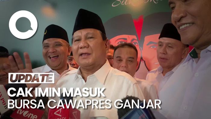 Cak Imin Masuk Bursa Cawapres Ganjar, Prabowo: Santai Saja