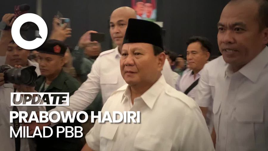 Prabowo Hadiri Milad ke-25 Partai Bulan Bintang