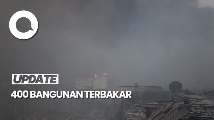 Kebakaran di Kapuk Muara Hanguskan 400 Bangunan, Ribuan Warga Ngungsi
