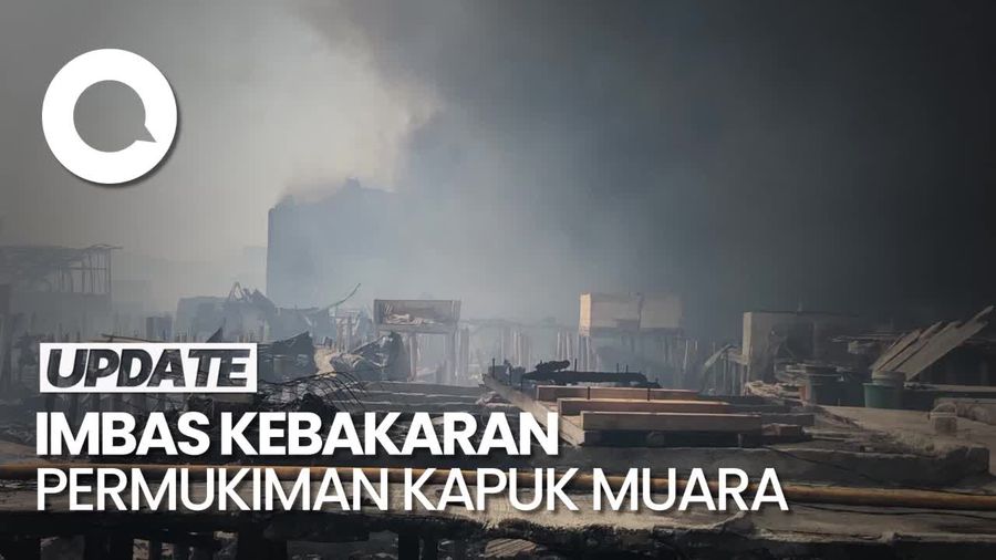 Kebakaran Permukiman di Kapuk Muara Merembet ke Gudang