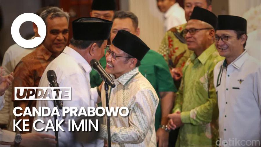 Kelakar Prabowo ke Gus Imin: Gus, Jangan Kemana-mana