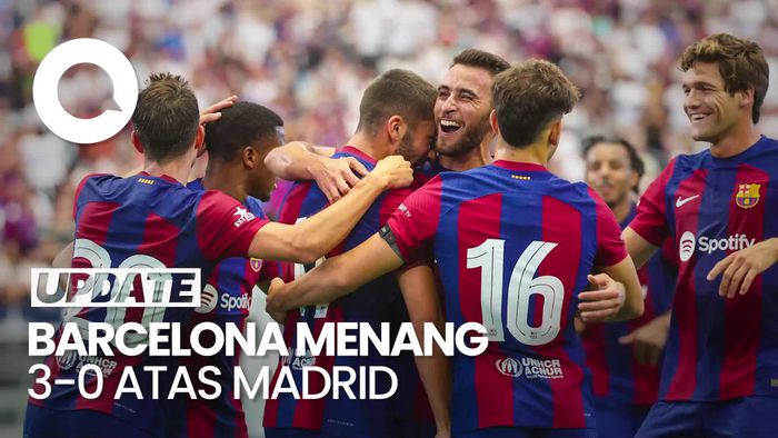 Hasil El Clasico: Barcelona Cukur Real Madrid 3-0