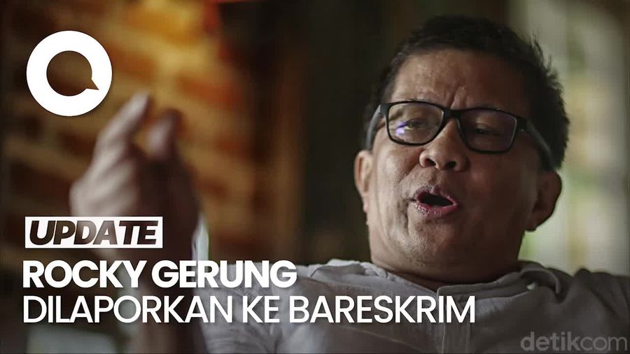 Rocky Gerung Dilaporkan ke Bareskrim Gegara Diduga Hina Jokowi