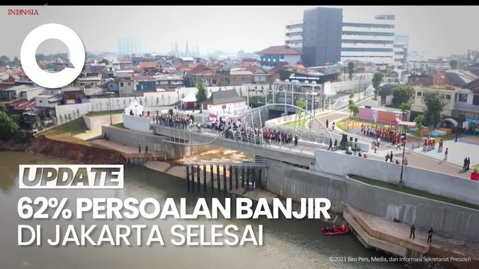 Sodetan Ciliwung Diresmikan, Jokowi Sebut 6 Kelurahan Tak Banjir Lagi