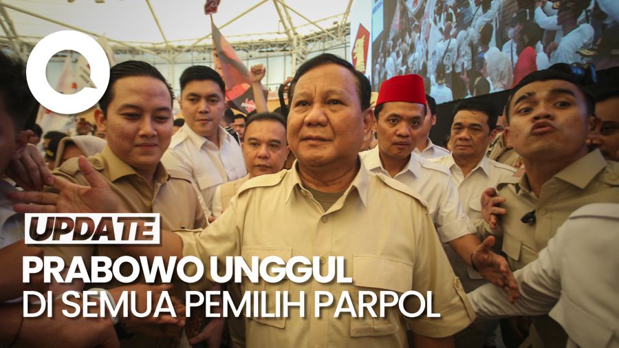 LSI Denny JA: Mayoritas Pemilih Parpol Pilih Prabowo Dibanding Ganjar