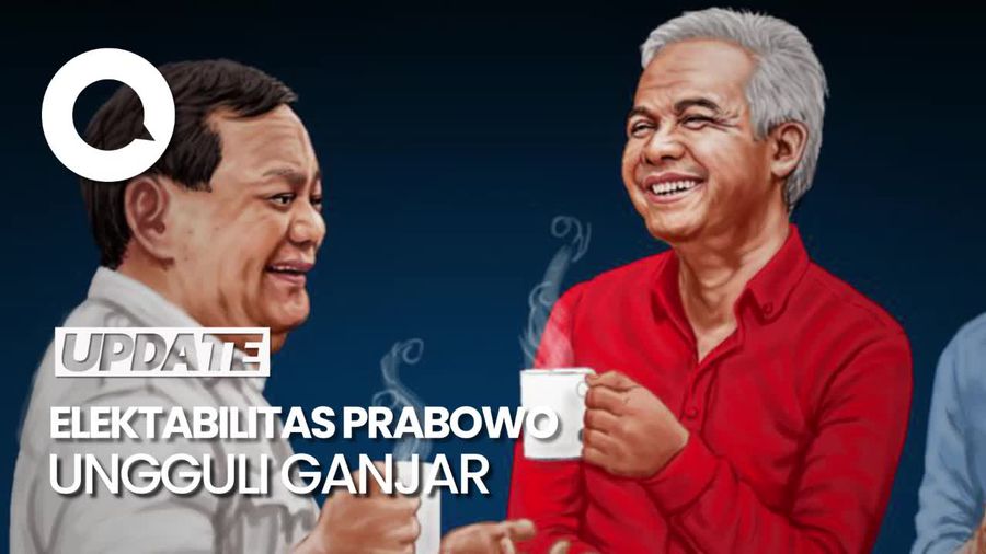 LSI Denny JA Ungkap Sebab Elektabilitas Ganjar dan Prabowo Terpaut Jauh