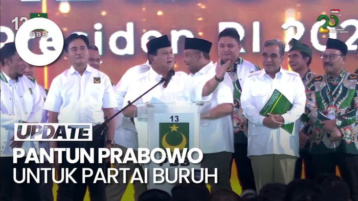 Pantun Prabowo untuk Partai Buruh: Kawan Lama, Dilupa Jangan Dong!