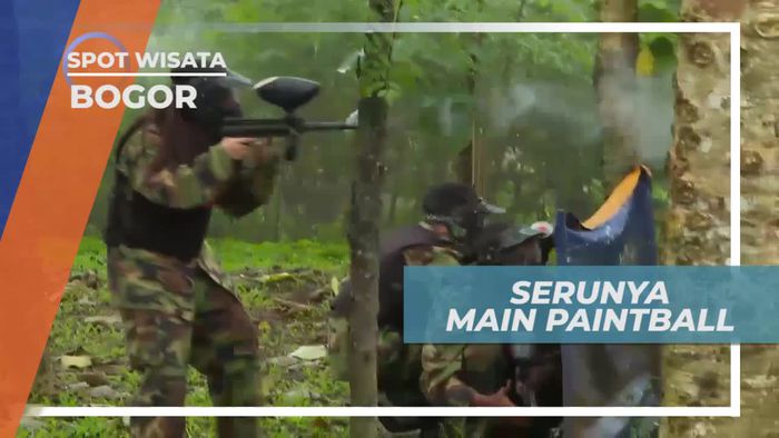 Adu Ketangkasan Bermain Paintball di Kota Bogor