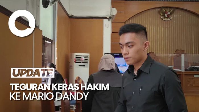 Hakim Tegur Mario Dandy karena Tak Sopan: Jaga Sikap Saudara!