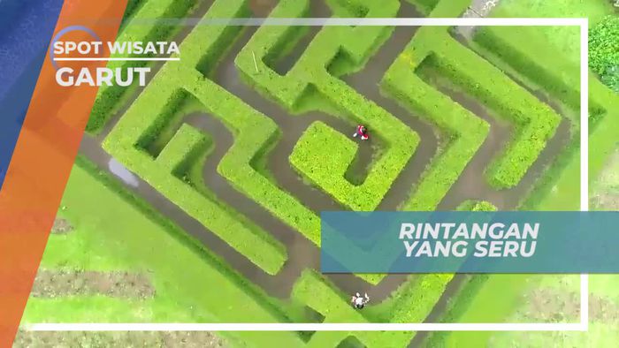 Melintasi Rintangan Seru di Wahana Labirin Kota Garut