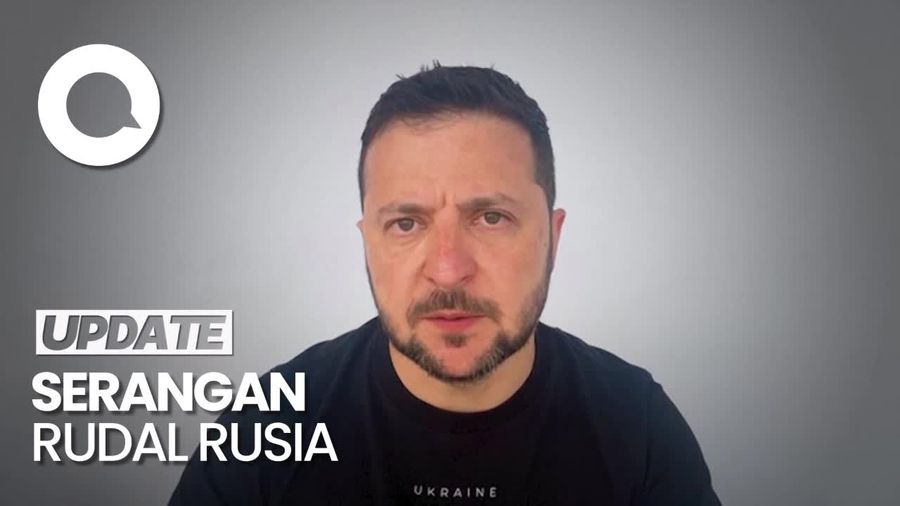 Zelensky Minta Rusia Disanksi Tegas Buntut Serangan Rudal ke Ukraina