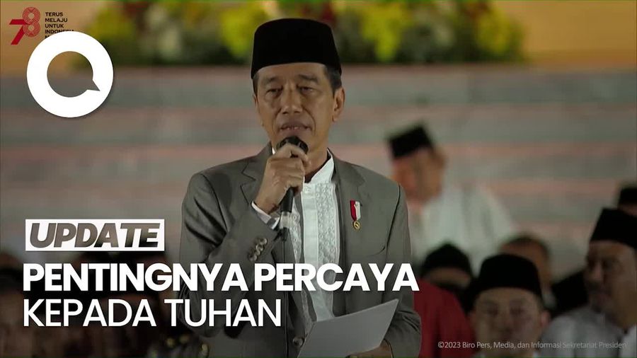 Jokowi: Percaya kepada Tuhan Penting, Agar Punya Moral-Tata Nilai baik