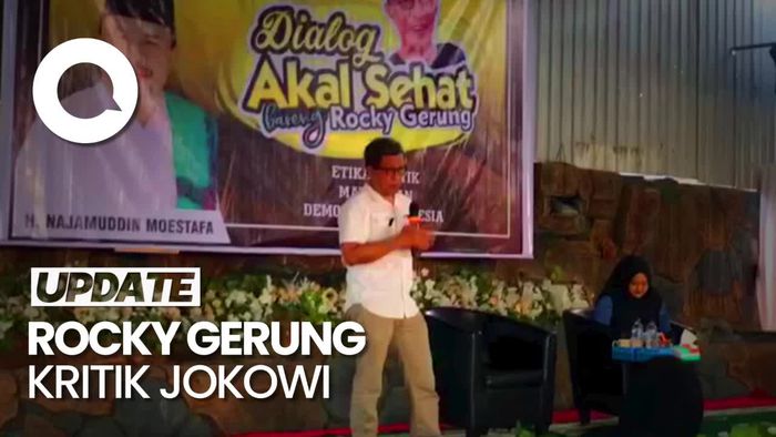 Rocky Gerung Sebut Jokowi Tak Punya Jejak Konseptual 