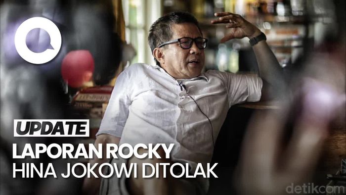 Polisi Tolak Laporan soal Dugaan Rocky Gerung Hina Jokowi