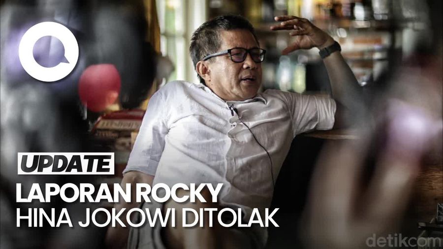 Polisi Tolak Laporan soal Dugaan Rocky Gerung Hina Jokowi