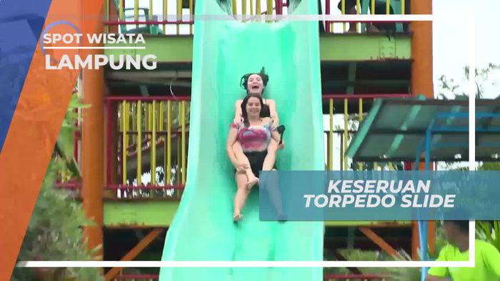 Mencoba Wahana Seru Torpedo Slide di Lampung