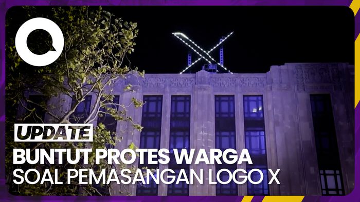 Baru Dipasang, Logo X Dicopot dari Atap Eks Kantor Twitter