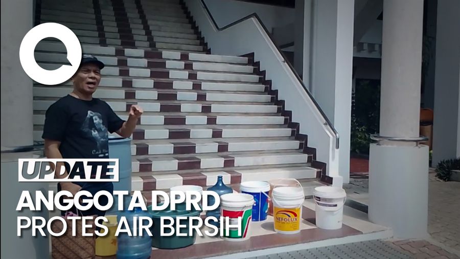 Protes soal Air, Anggota DPRD Kepri Numpang Mandi di Kantor BP Batam