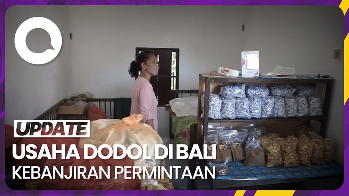 Tingginya Permintaan Dodol Buah Jelang Galungan di Bali