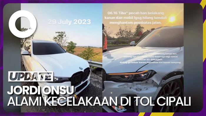Kronologi Kecelakaan Mobil yang Menimpa Jordi Onsu