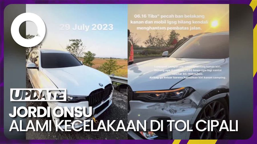 Kronologi Kecelakaan Mobil yang Menimpa Jordi Onsu