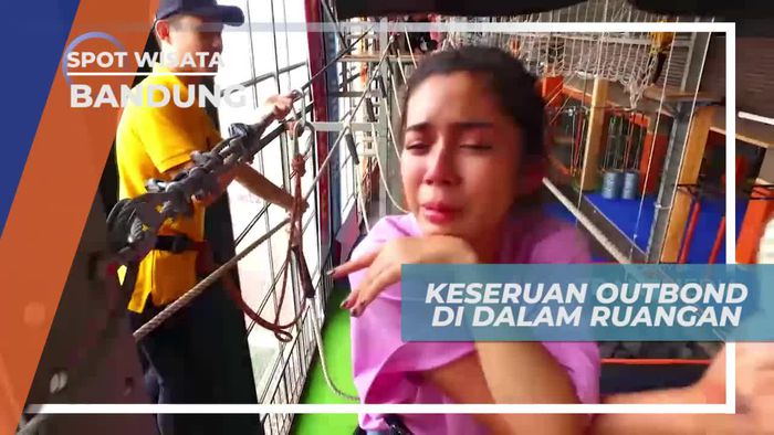 Mencoba Aneka Permainan Outbound di Next Level Bandung