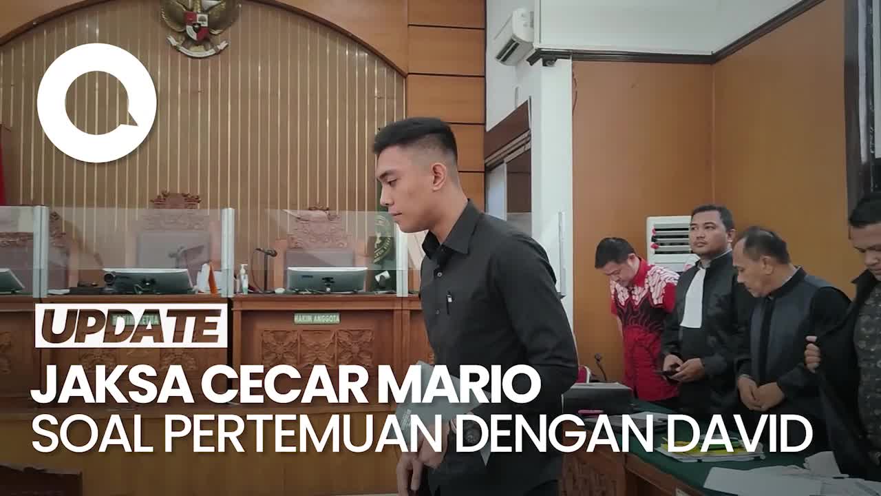 Dicecar Jaksa, Mario Dandy: Pertanyaannya Jangan Gitu Dong!