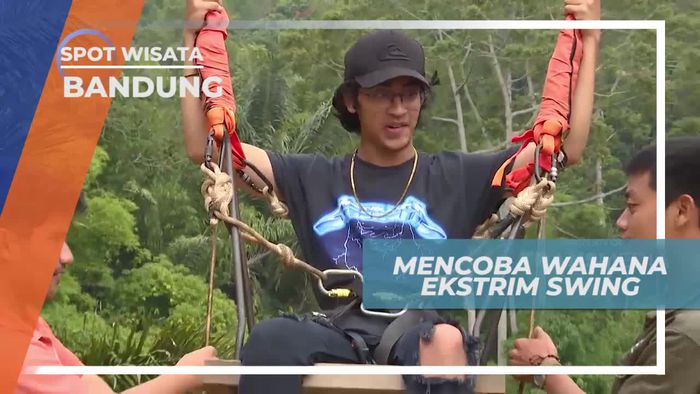 Swing, Wahana Seru Berayun Dengan Pemandangan Alam Bandung