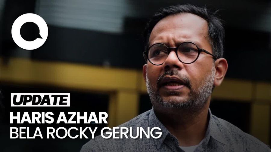 Haris Azhar Bela Rocky Gerung: Demokrasi Sah Aja 