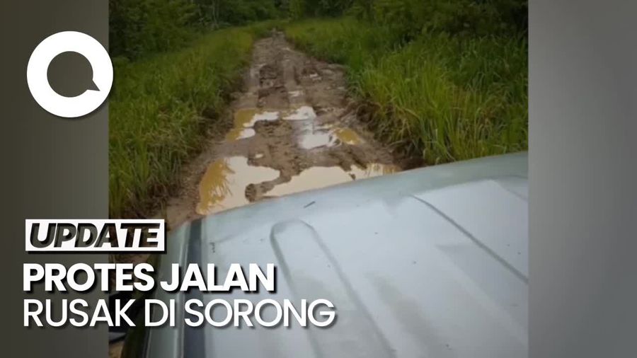 Kesal Jalan Rusak Tak Kunjung Diperbaiki, Warga Sorong Datangi Kemendagri