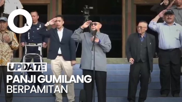 Momen Panji Gumilang Pamit ke Para Santri  Al-Zaytun Sebelum Jadi Tersangka