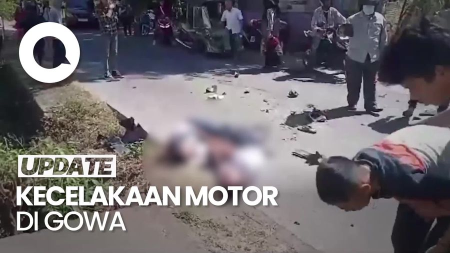 Ugal-ugalan Berkendara, Bocah SMP di Gowa Seruduk Sejumlah Pemotor