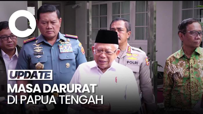 Maruf Amin Tambah Masa Darurat Kekeringan-Cuaca Ekstrem di Papua 2 Minggu