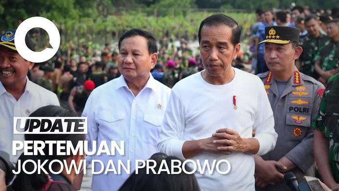 Isi Pertemuan Jokowi dengan Prabowo di Istana Kemarin